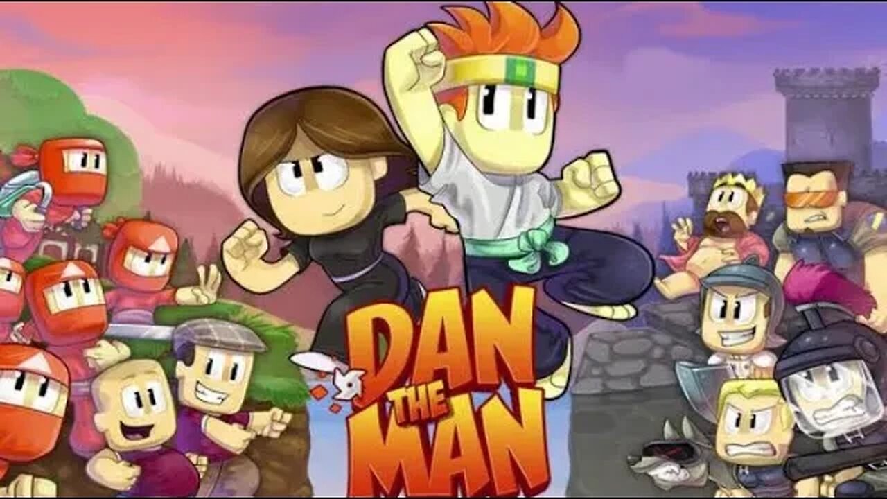 Dan The Man: Até os cachorros cairam na porrada.