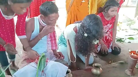 how Assam villagers worship the god.It is called gram puja by the villagers