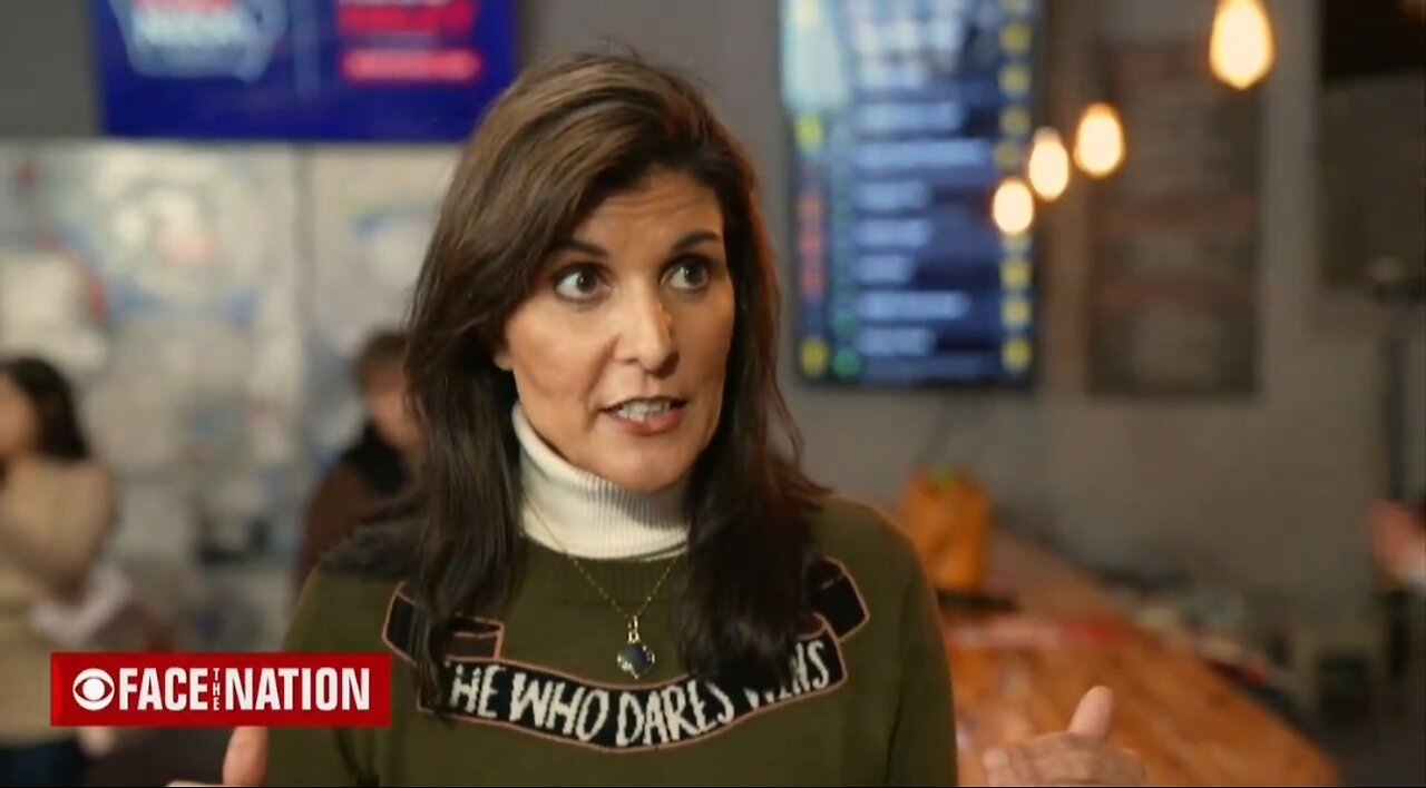 Nikki Haley Wears 'She Who Dares Wins' Shirt By Pro-Palestine Designer Who Praised Hamas