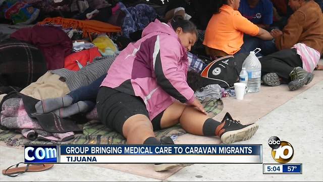 San Diego group setting up medical clinic for caravan migrants