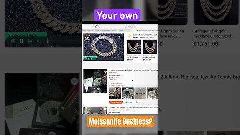BUY MOISSANITE JEWELRY FOR CHEAP 👀 #shorts #jewelry #moissanite