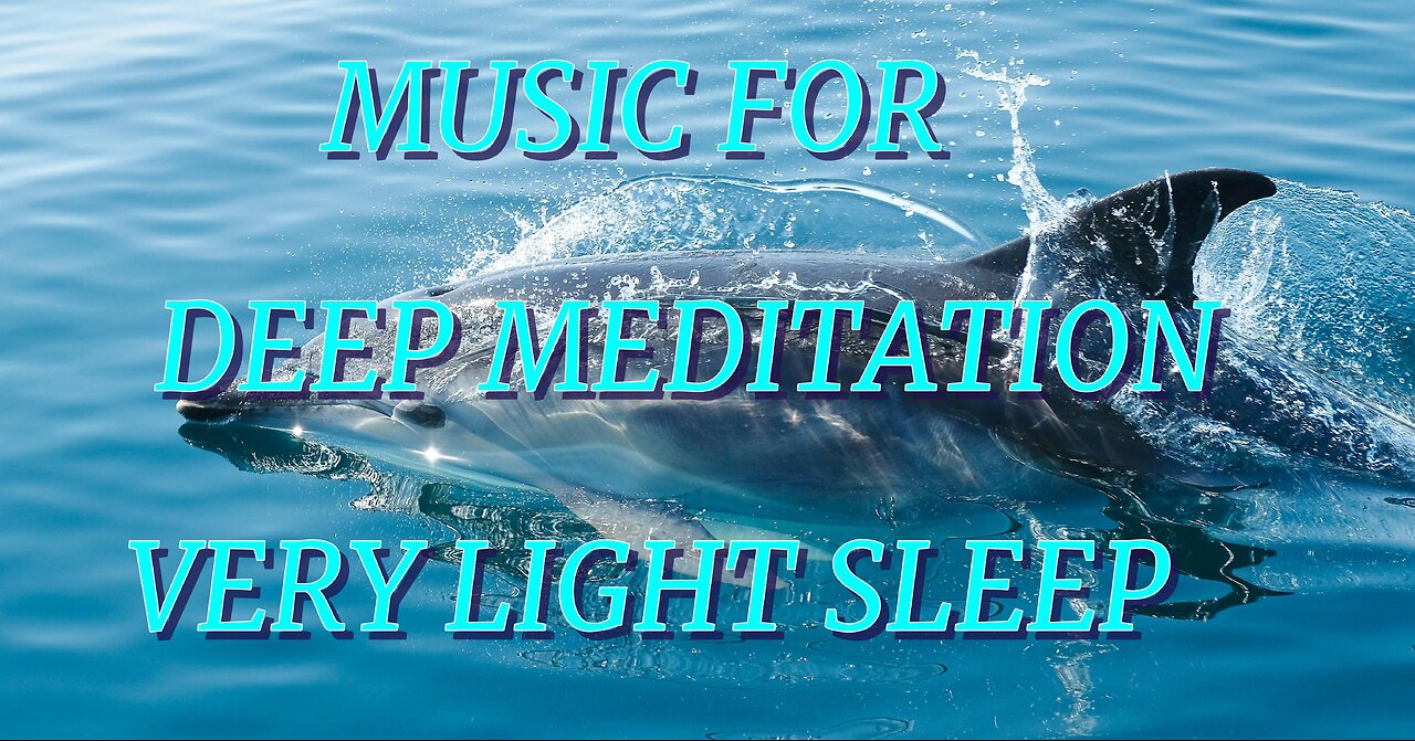 ENJOYING MEDITATION MUSIC.BEAUTIFUL DOLPHINS.