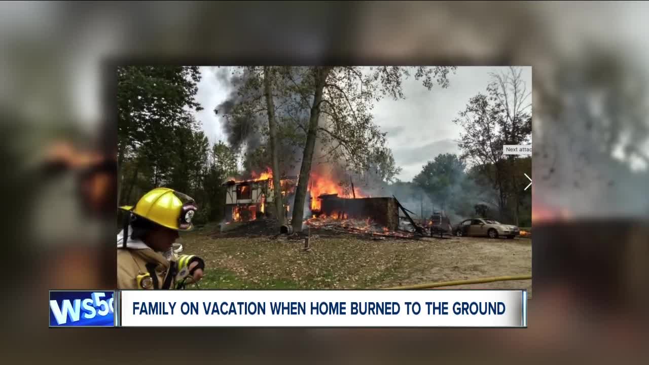 Brunswick Hills Fire, Police collecting donations for family after their house burned down