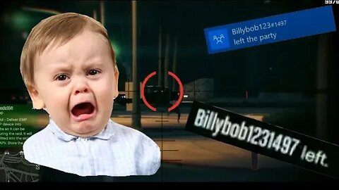 Little Kid Cries After He Gets Destroyed [GTA Online]