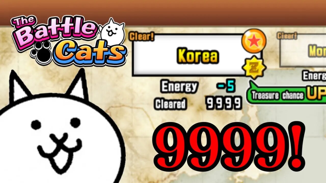 The Battle Cats | Korea 9999 clears!