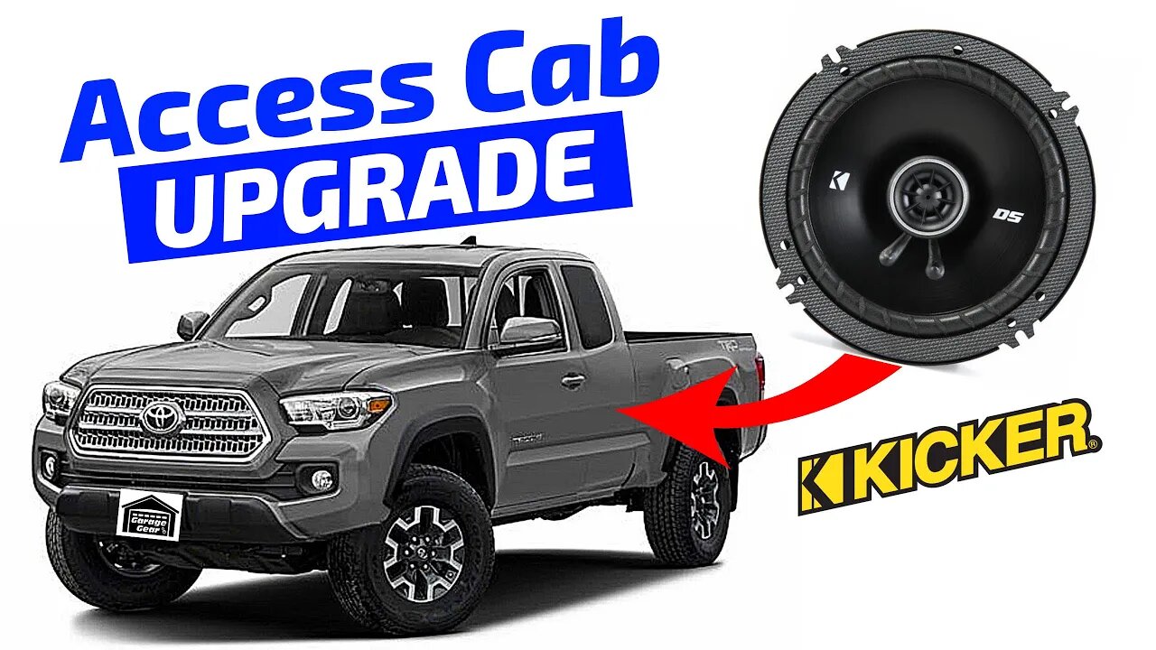 3rd Generation Tacoma Access Cab Door Speaker Install - Kicker Plug & Play Upgrade