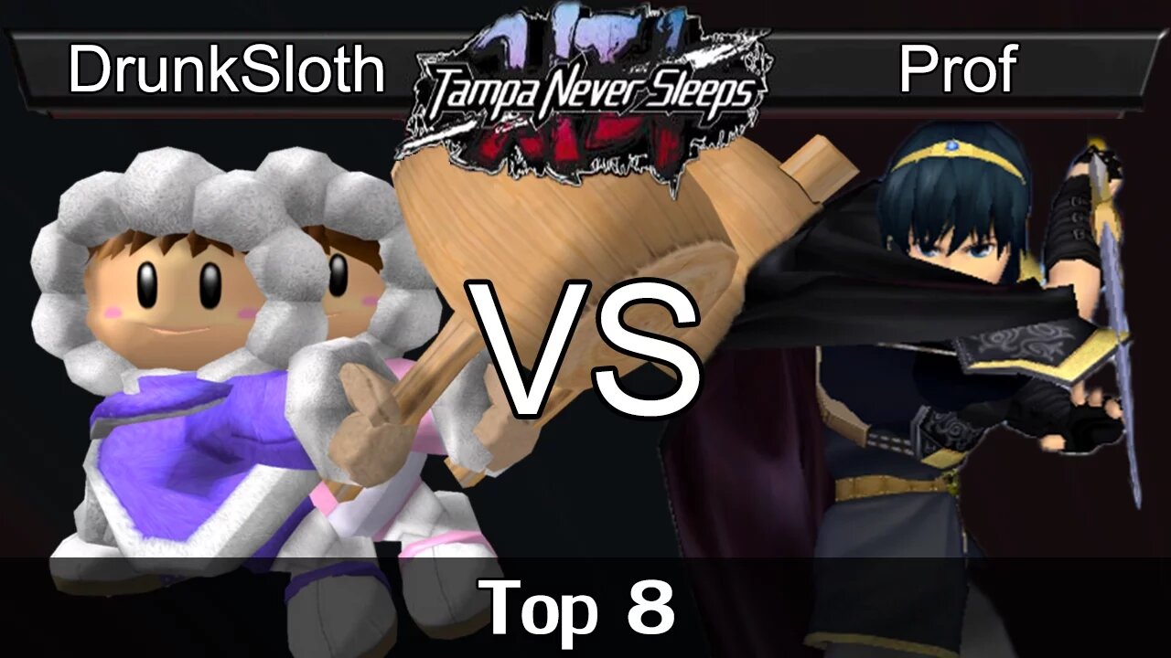 DrunkSloth (Climbers) vs. Prof (Marth) - Melee Top 8 - TNS 6
