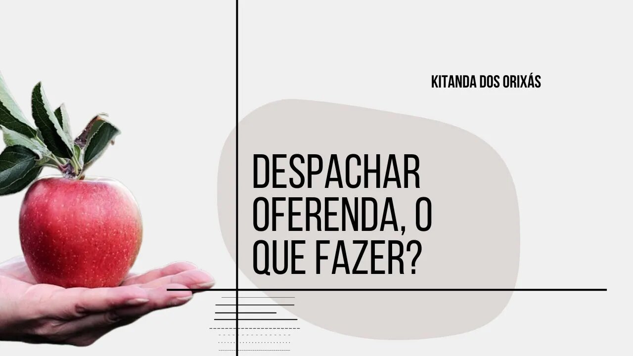 Onde Devo Despachar as Oferendas Para Os Orixá? @KitandadosOrixas