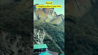 Deurali 🏔️Annapurna Base Camp Trek 🏔️ Nepal🇳🇵 #shorts #travel #adventure