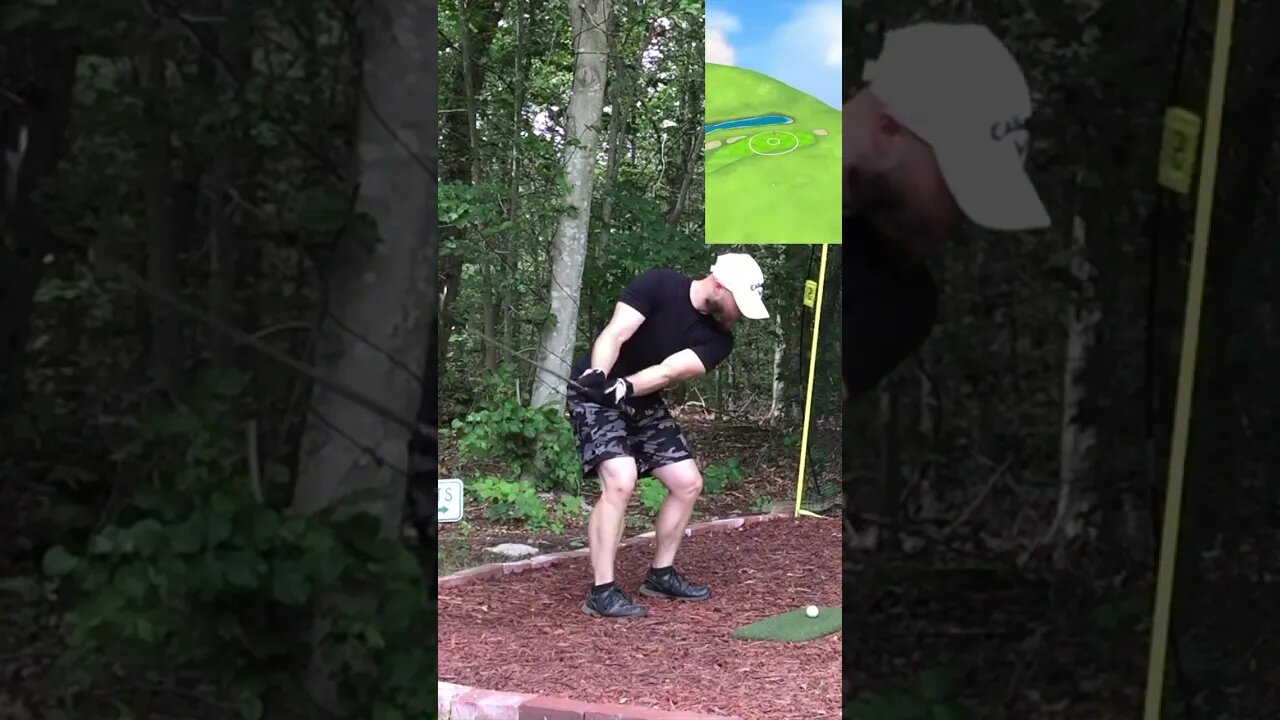 Hole 15 - Celtic Manor #Shorts #Golf #GarminR10 #Golfing #Golfer #GolfSwing #SimGolf #YoutubeShorts