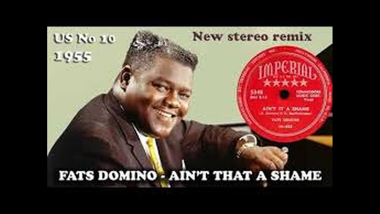 Ain't That a Shame | Fats Domino | 4K 60fps | Colorized