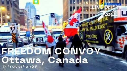 Truckers Freedom Convoy (Ottawa, Canada) February 7, 2022