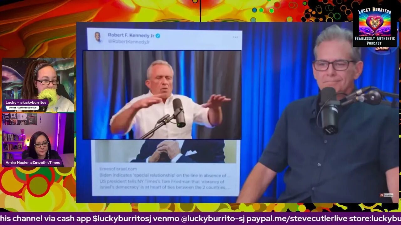 #rfkjr explains Palestinian land division and how Israel has full approval Amira debunks FA clip 4