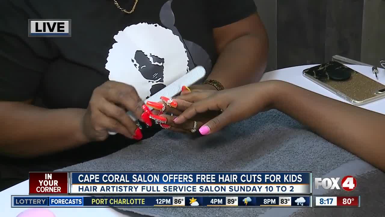 Cape Coral Salon offers free hair cuts for kids