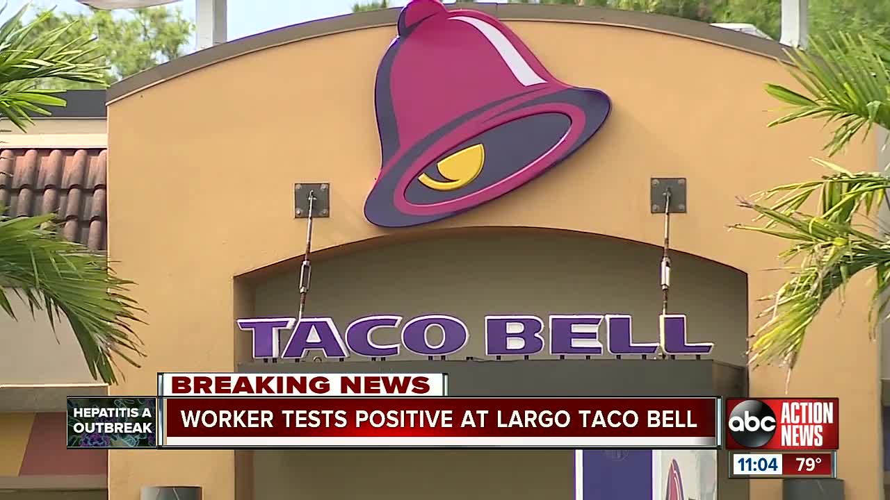 Worker tests positive at Largo Taco Bell