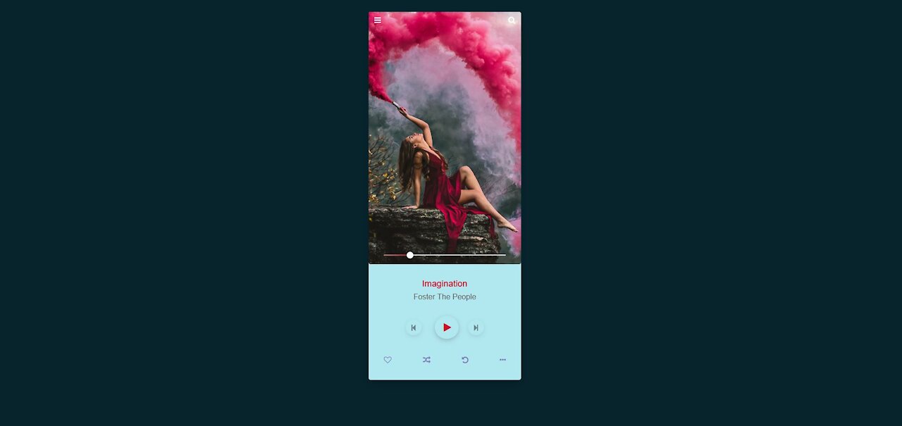 How To Make A Music Player | HTML and CSS