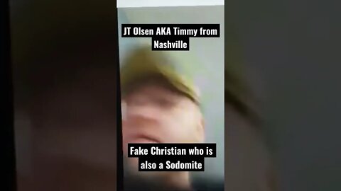 Homosexual Timmy from Nashville Threatens Preacher with Knife