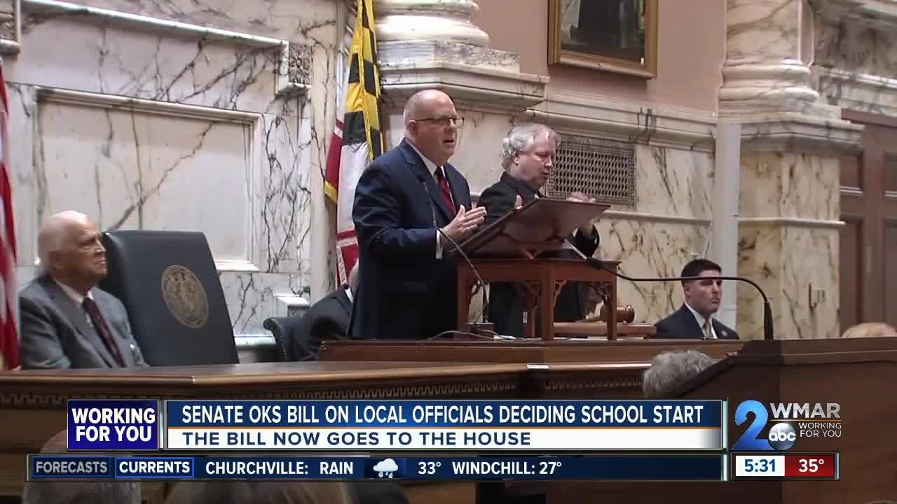 Senate approves bill allowing local officials to decide on school start date