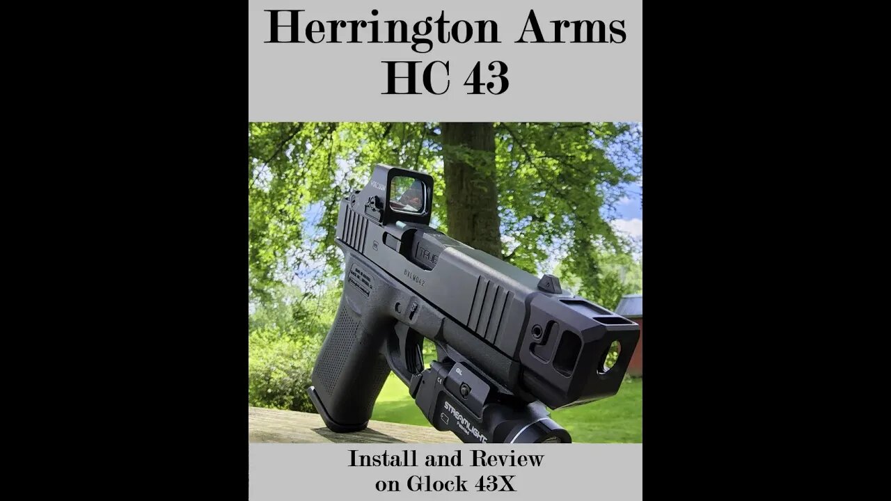 Herrington Arms HC 43 Micro Comp - Glock 43X Install and review