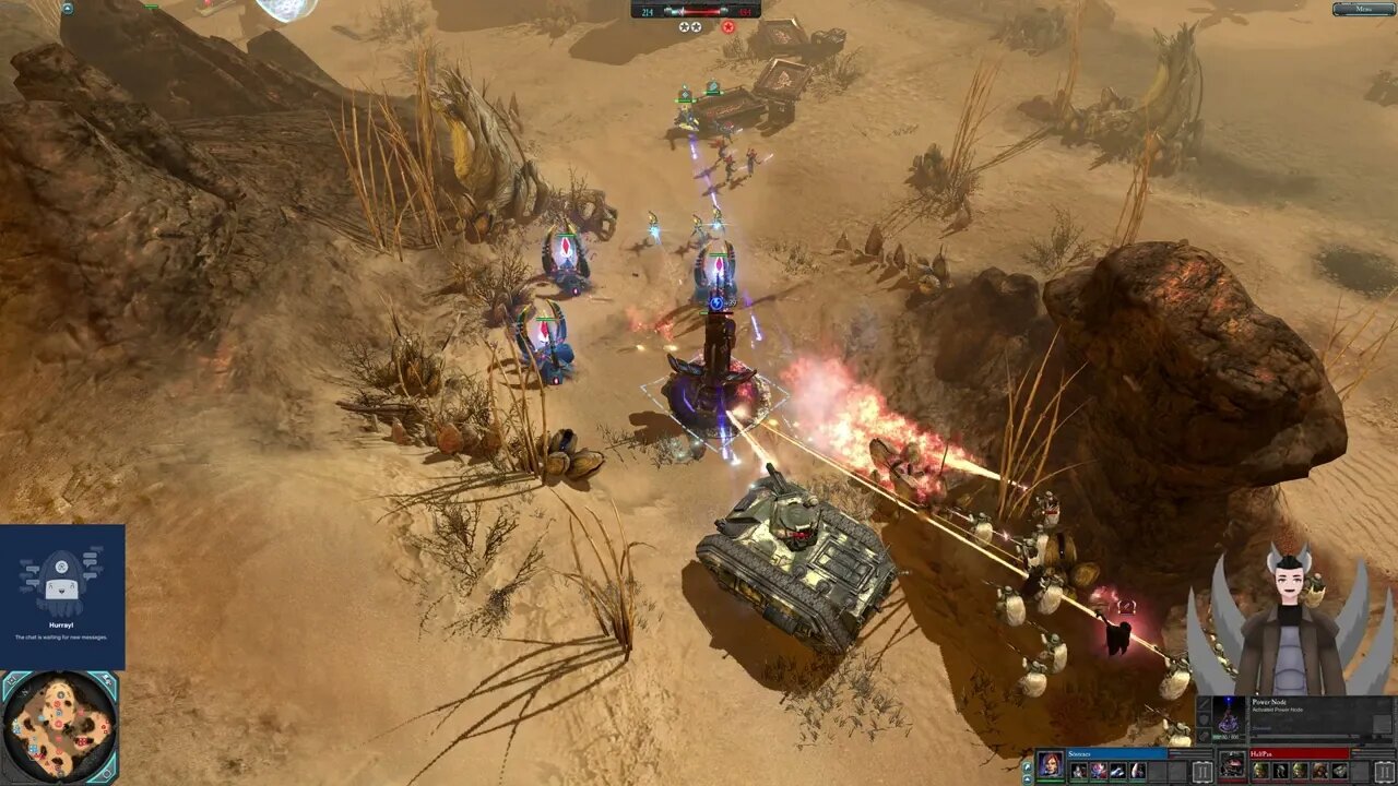 Sostenes (Farseer) vs Halfpan (Lord Commissar) || Dawn of War 2: Elite Mod