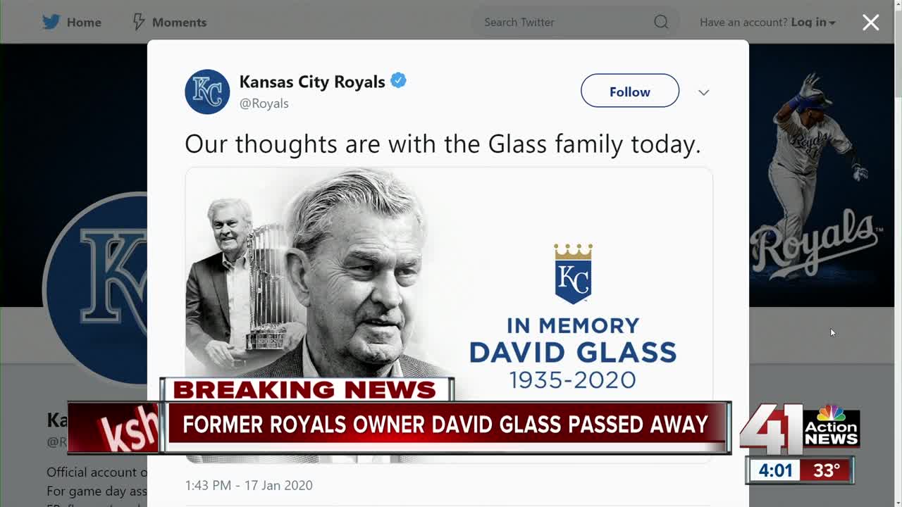 Royals owner David Glass dies