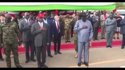 President of South Sudan pissed himself on live TV.