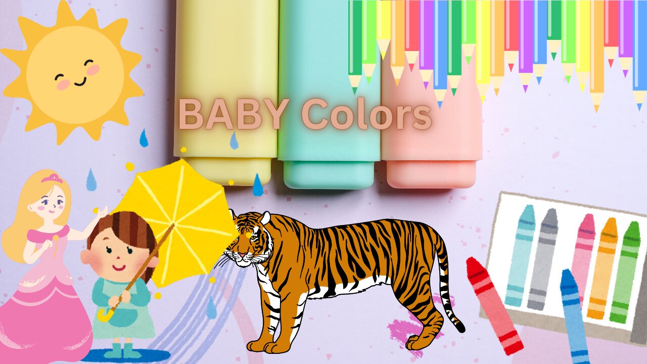 How To Draw painting Color For KiDS EP 9