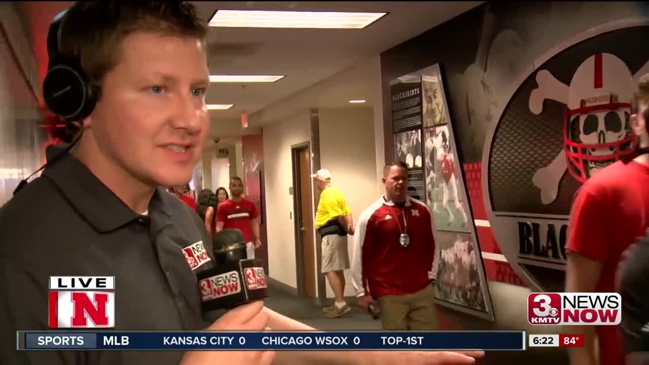 Scott Frost on Nebraska football Fan Day