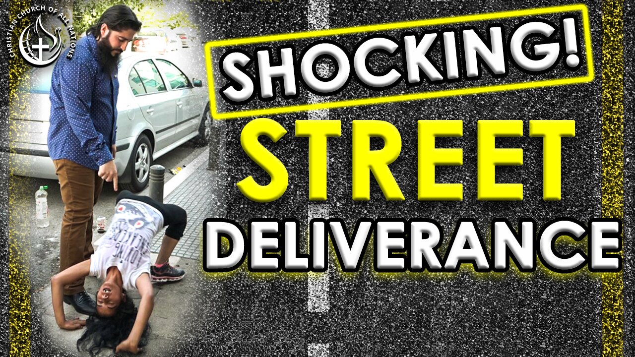 GIRL POSSESSED BY A GHOST IS DELIVERED ON THE STREET! (HIGHLIGHTS)