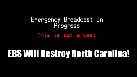 HOT! EBS Will Destroy North Carolina!