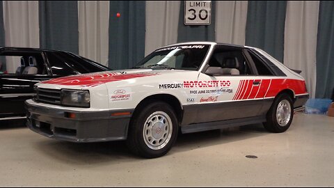 1985 Mercury Capri Motorsport Prototype & 5.0 Liter Engine Sound on My Car Story with Lou Costabile