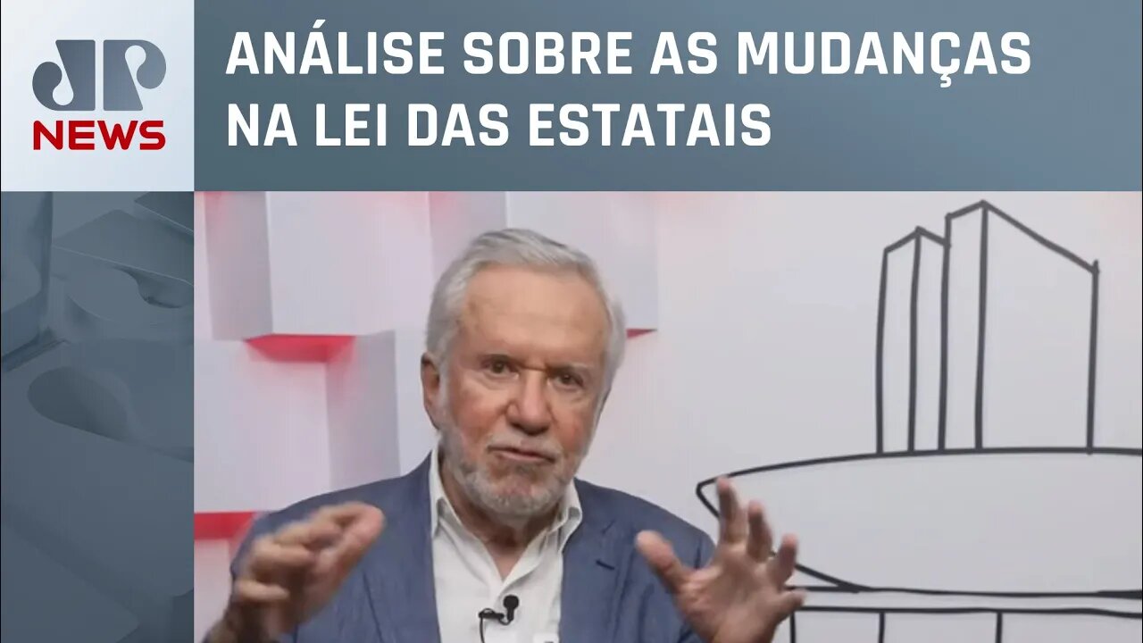 Alexandre Garcia sobre Lei das Estatais: “Tasso Jereissati disse que foi uma burrice”