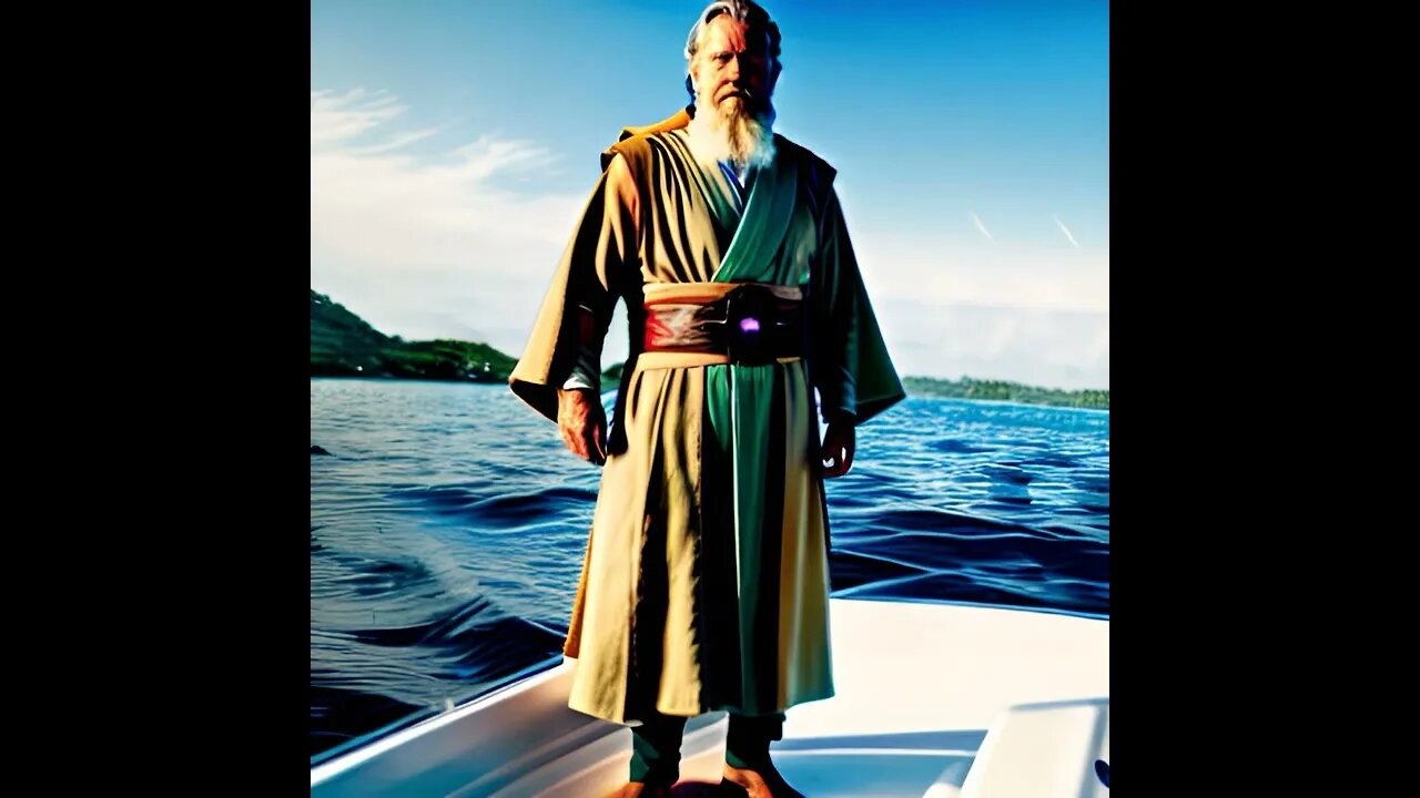 Poseidon as Jedi Master Obi Wan Kenobi #posideon #obiwan #wonderapp