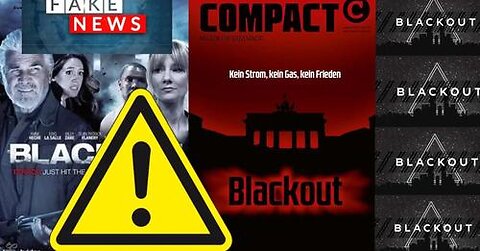 Warnung Fakenews Blackout