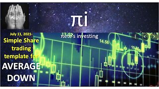 Simple Share Trading template for Averaging Down.