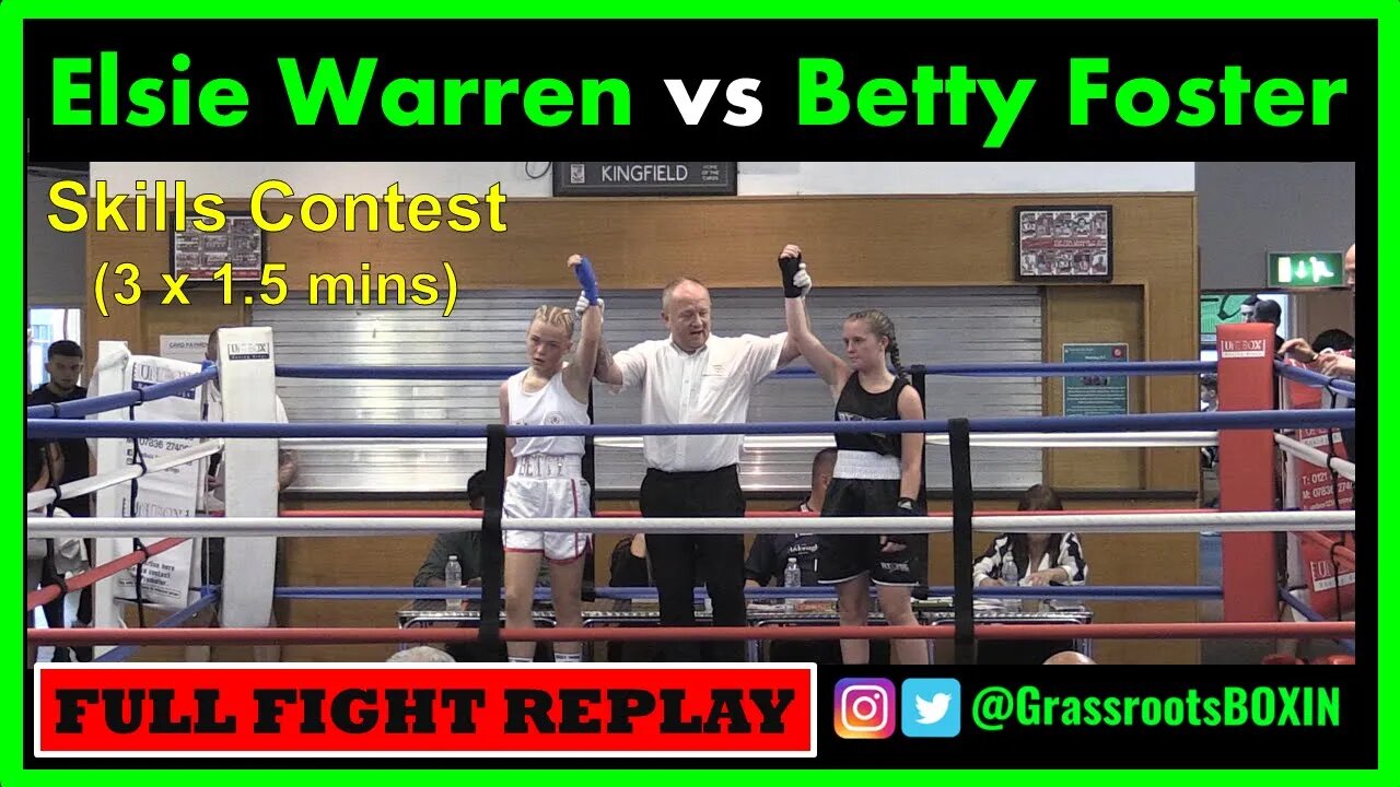 Elsie Warren vs Betty Foster - Skills Contest - Guildford Amateur Boxing Tournament (10/09/23)