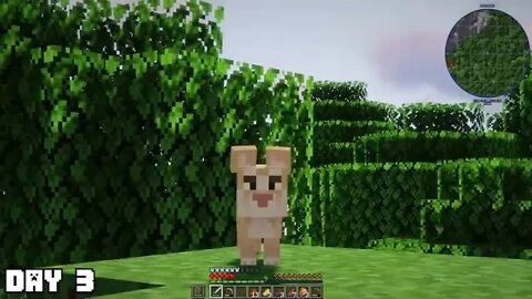 10 && I Survived 100 Days as a LION in Minecraft