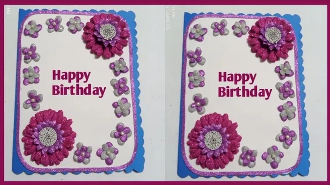 Handmade Birthday card idea _ Greeting card idea