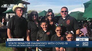 State senator diagnosed with COVID-19