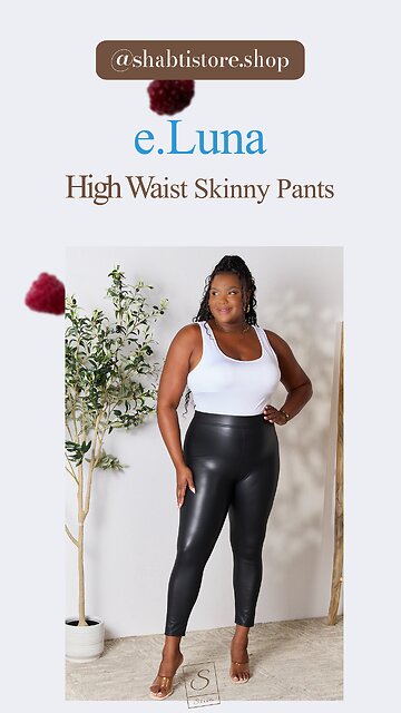 e.Luna Curvy+ High Waist Skinny Pants🖤