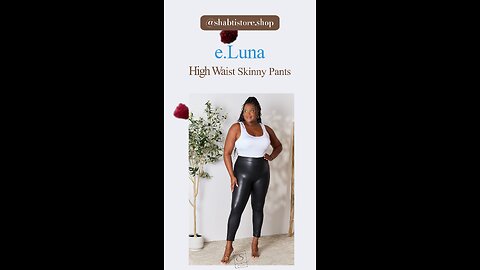 e.Luna Curvy+ High Waist Skinny Pants🖤