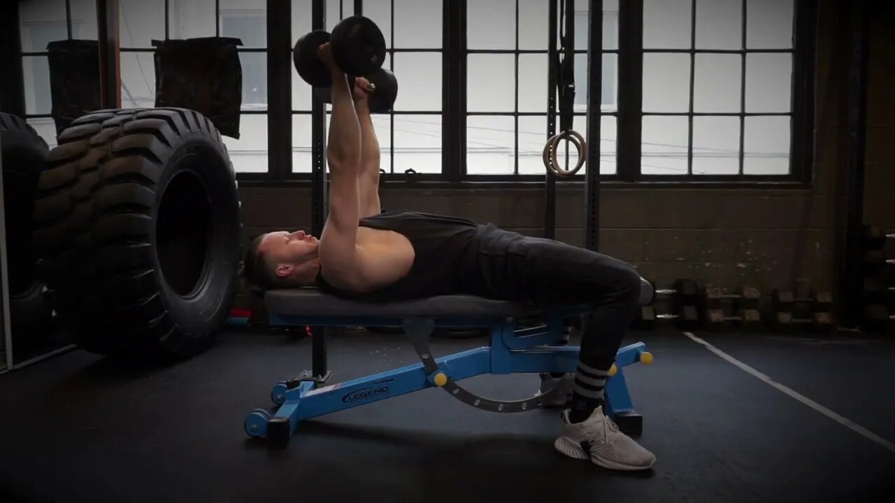 Dumbbell Bench Press Exercise Tutorial