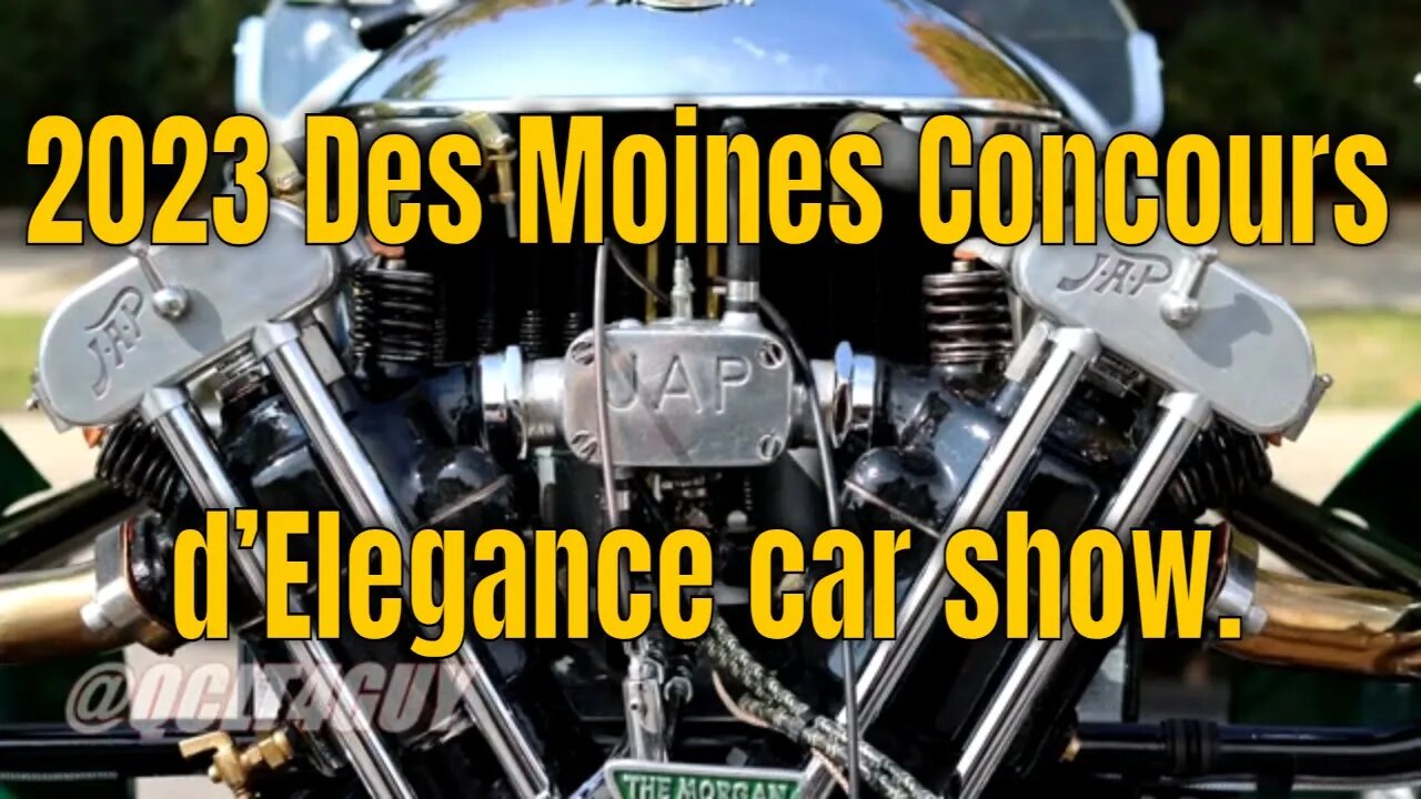 Jaw-Dropping Beauties on Display: 2023 Des Moines Concours d'Elegance