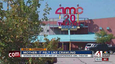 Woman claims bed bugs bit her at KC-area theater