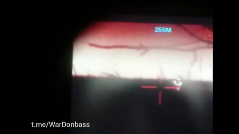 The work of a DPR sniper on a hohol