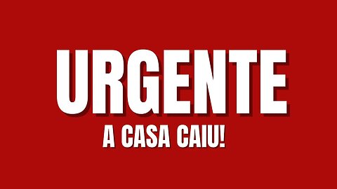 URGENTE! A CASA CAIU NO PLANALTO !