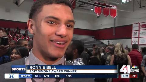 Park Hill HS football player wins Simone Award