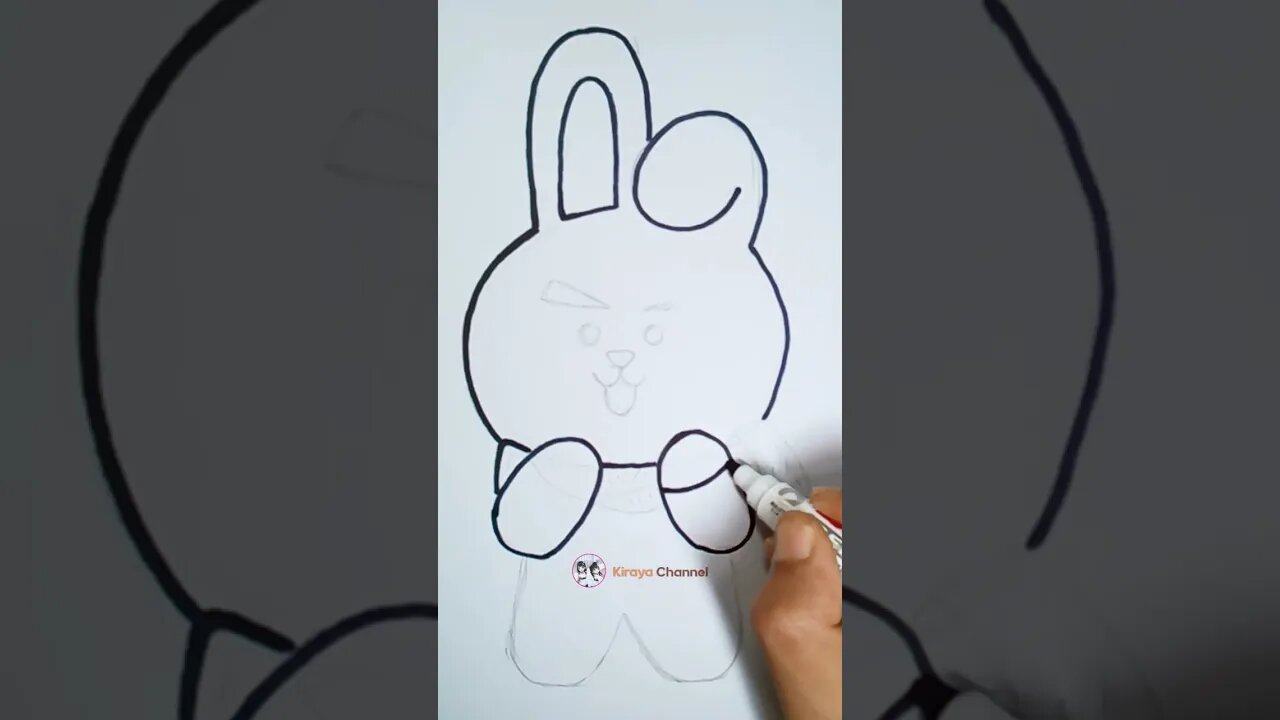 how to draw "COOKY" from BT21