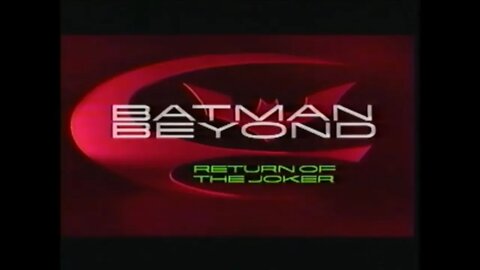 BATMAN BEYOND - RETURN OF THE JOKER (2000) VHS DVD Promo [#VHSRIP #batmanbeyond #batmanbeyondVHS]