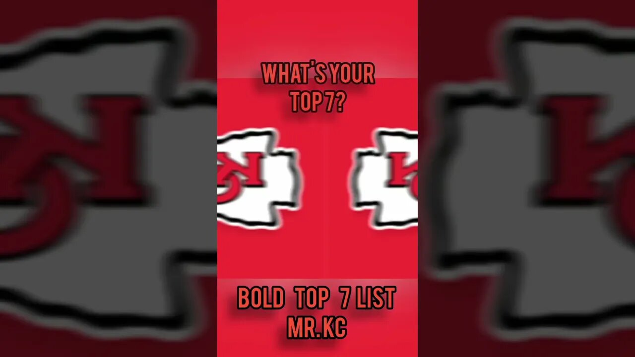 NFL week 8 BOLD Top 7 team's. mr-kc